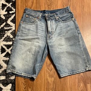 Levi's Light Wash Denim Bermuda Shorts